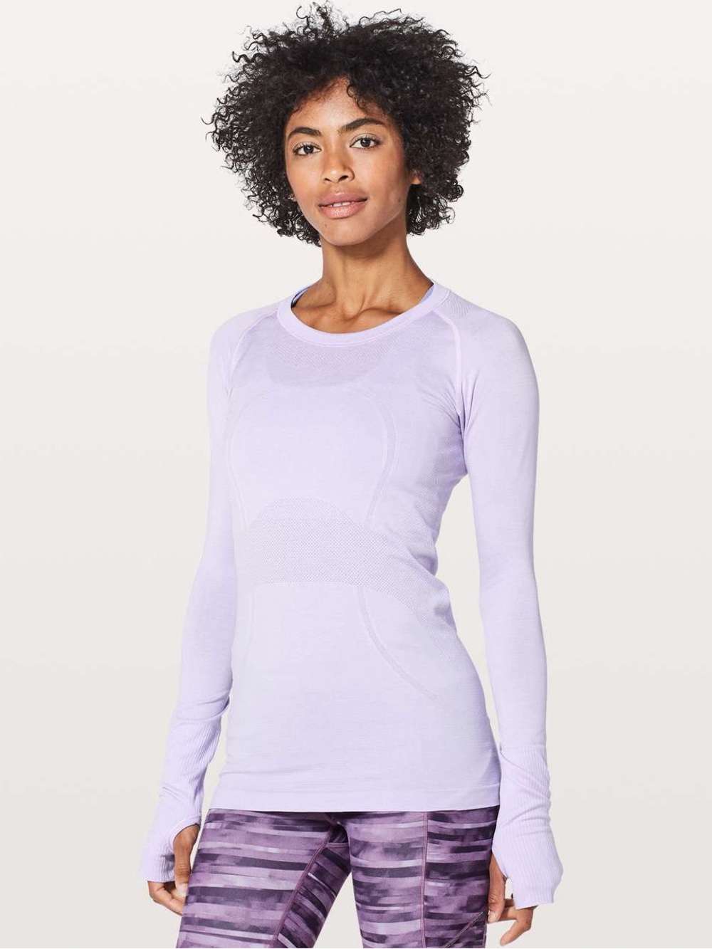 EUC Lululemon Swiftly Tech Long Sleeve Crew Tee Shirt Top Anti-stink Size 6
